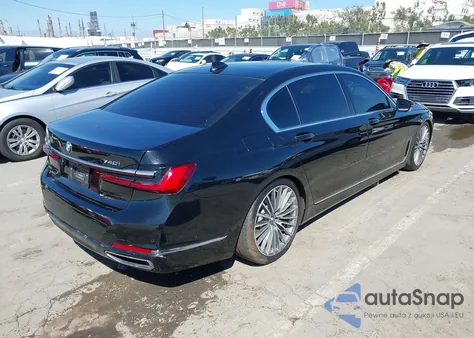 2021 BMW 740I из США, поврежденный, VIN WBA7T2C07MCG11001